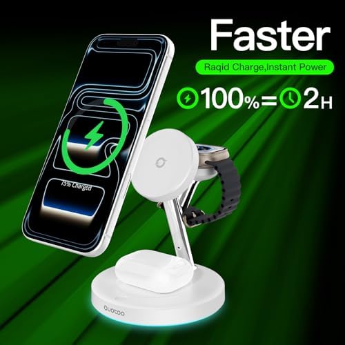 3 in 1 MagSafe Wireless Charger Stand for iPhone Apple Watch AirPods