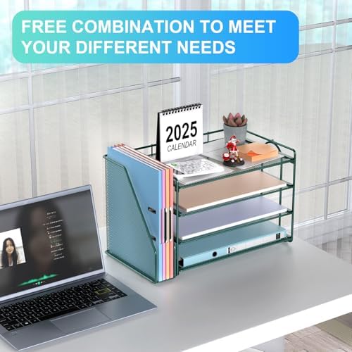 gianotter 4-Tier Paper Organizer With Magazine Holder