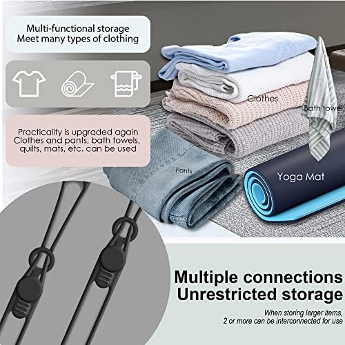 Silicone Cable Ties, Cord Organizer Cable Management(16Pcs-Black)
