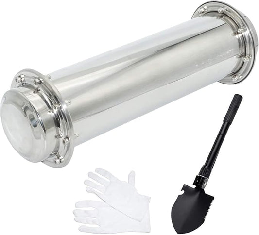 Large 19.5inch Stainless Steel Time Capsule Waterproof Container/Storage Bury