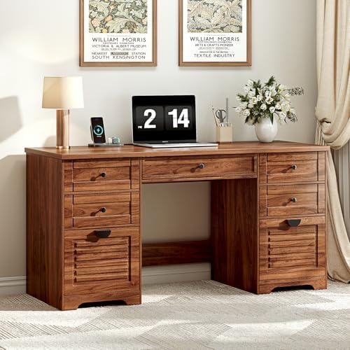 Ieejdn 59" Home Office Desks, Executive Desk,DK-302HT03