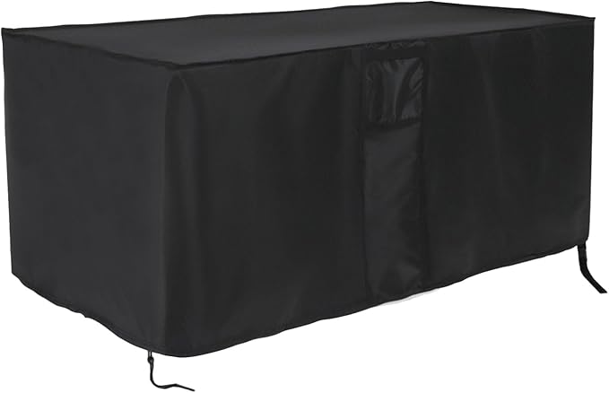 Outdoor Storage Box Cover for Keter 110 Gallon Deck Box, Outside Deck Box Cover, Waterproof Patio Storage Box Covers - 51 x 29 x 25 Inch