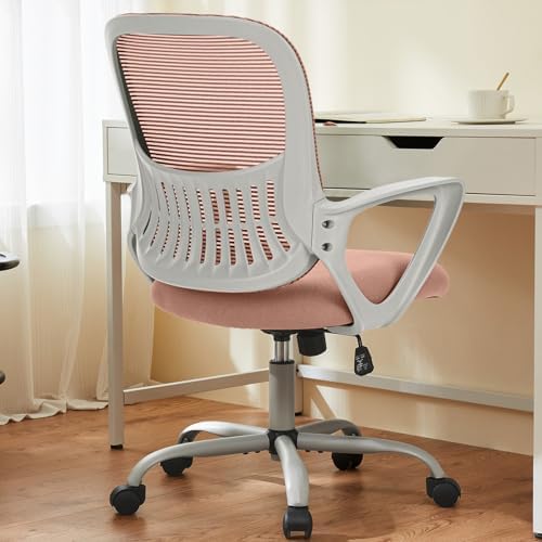 OLIXIS Home Office Chair, Mesh Desk Chair, Ergonomic Lumbar Support
