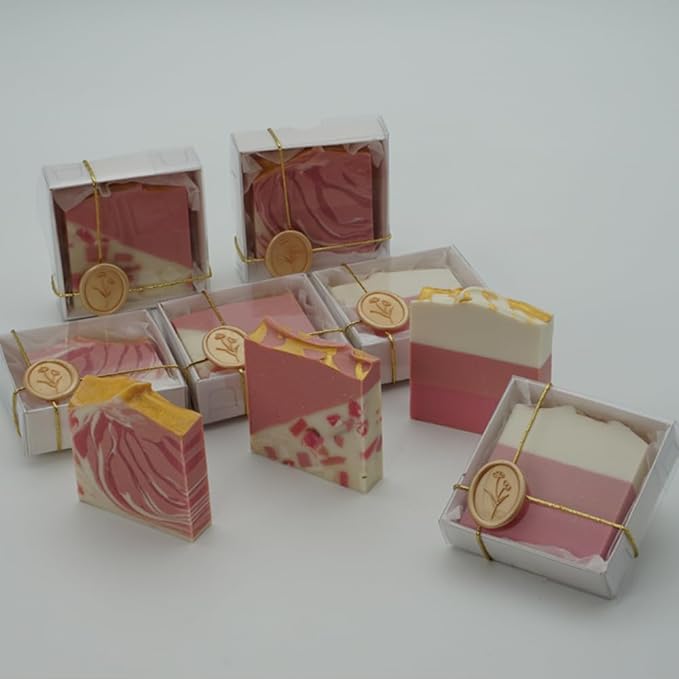 Natural Handcrafted Organic Soap Bars 12 Pack Natural Bar Soap Bridal Shower Gifts Handmade Soap Organic Bar Soap
