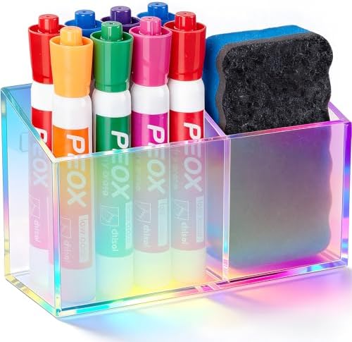 BEYGORM Magnetic Dry Erase Marker Holder for Whiteboard & Refrigerator