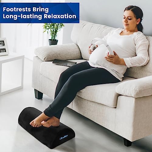 Foot Rest for Under Desk at Work, Foot Stool for Office, Footrest, Black