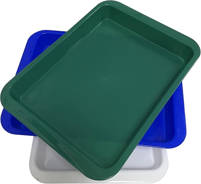 TEYOUYI 3 Pcs Hedgehog Litter Boxes Tray, Plastic Pet Toilet, Small Animal Litter Tray Corner for Guinea Pig Hamster Pig Rabbit Pee (3 Color)