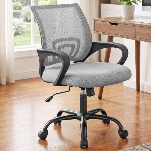 DUMOS Ergonomic Office Chair, Executive Desk Chair with Lumbar Support