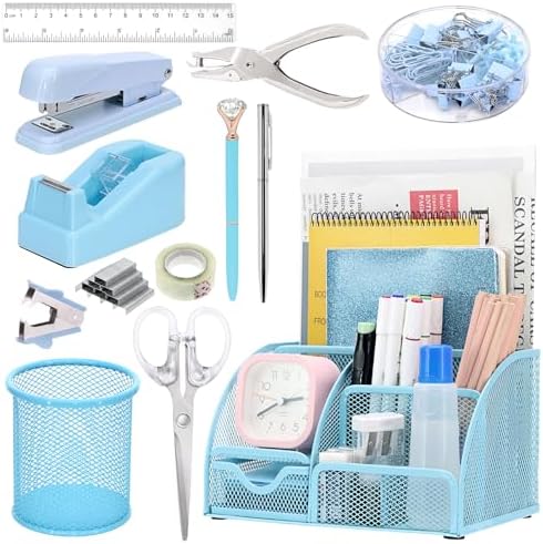 13-in-1 Office Desk Organizer Set for Back to School Supplies Accessories
