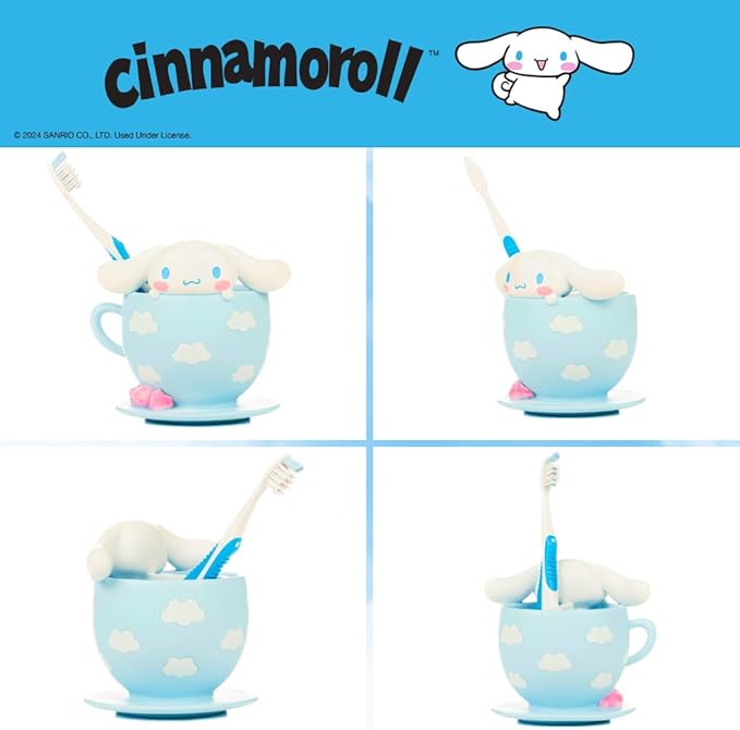 Cinnamoroll Toothbrush Holder - Makeup Brushes/Pens Tumbler, (Officially Licensed Product) By Franco