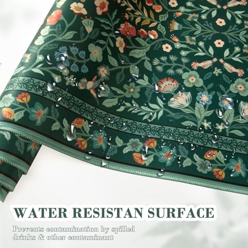 iCasso Desk Mat,Mouse Pad for Office Decor,35.4x15.7in,Deep Green