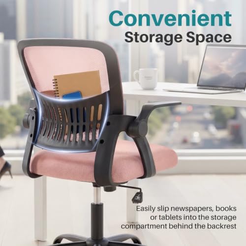 OLIXIS Ergonomic Office Desk Chair, Mid-Back Executive Computer Chair