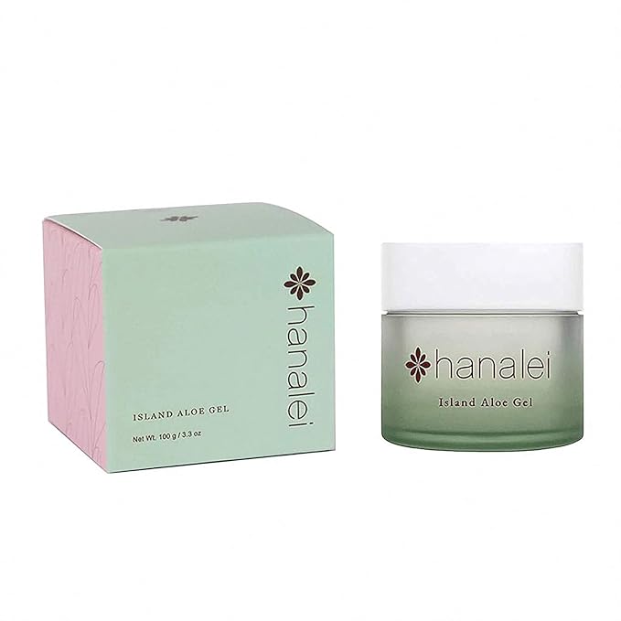 Hanalei Aloe Gel – Soothing After-Sun Care & Daily Moisturizer – Hydrating, Cooling Aloe Vera Gel for Face & Body – Cruelty-Free, Paraben-Free Skincare – Natural Moisturizer – Full Size - 100g