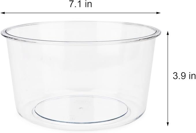 Wontee Hamster Sand Bath Sand Box Container Digging Hamster Bathroom for Hamsters Mice Syrian Hamsters Gerbils Small Animals (Circle- 7.1" x 3.9")