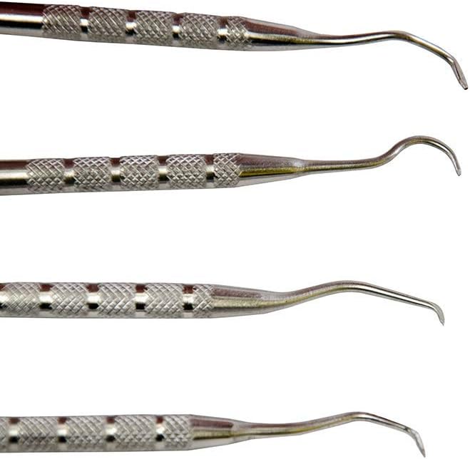 Tipton Cleaning Picks with Shaped Ends, 4 Pack, Polymer, Stainless Steel, for Cleaning, Maintenance, and Gunsmithing