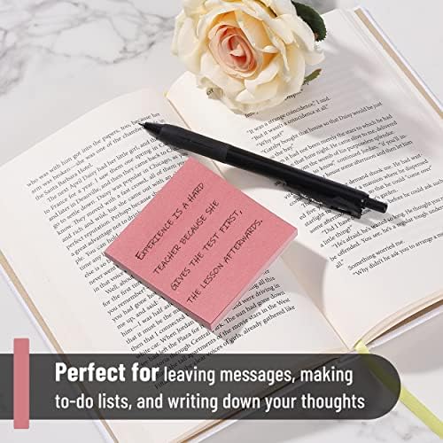 Mr. Pen- Sticky Notes, 3"x3", 12 Pads, 600 Sheets, Vintage Colors