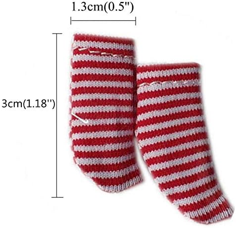3 Pairs Handmade Tiny Socks for Hedgehog Hamster Small Animal Stretchy Socks Nail Care Hedgehog Clothes Apparel Accessories for Photo Prop Christmas Party Birthday Pet Shows Cosplay (3 Pairs)