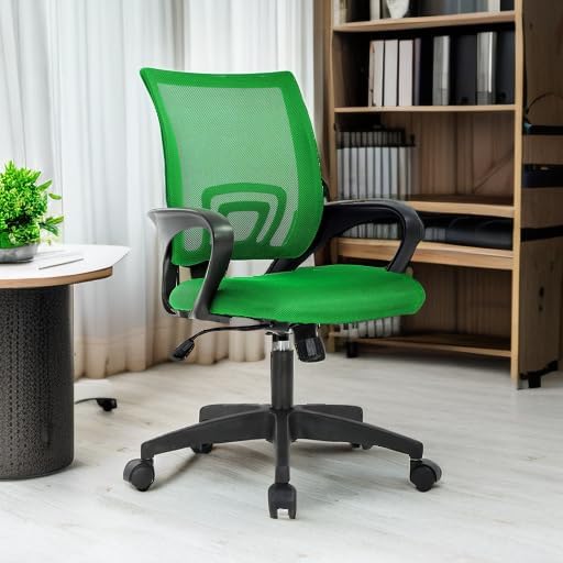 BestOffice Ergonomic Office Chair | Mid-Back Swivel Desk Chair | Green