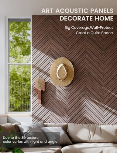 Fluxynara 6-Pack Large Felt Bulletin Board, Walnut Pyramid