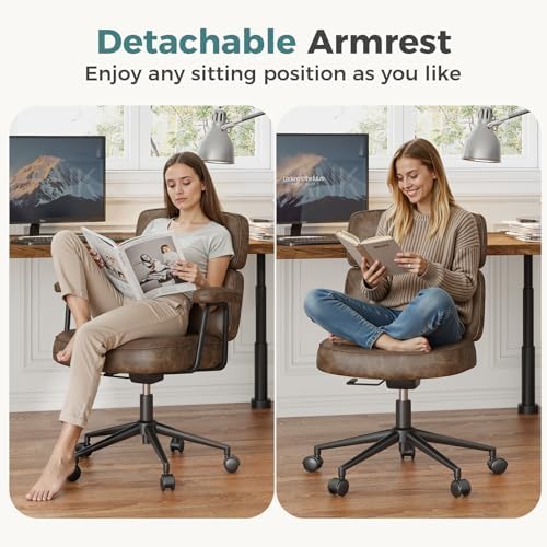 OLIXIS Office Desk Chair, Computer Chair with Lumbar Support