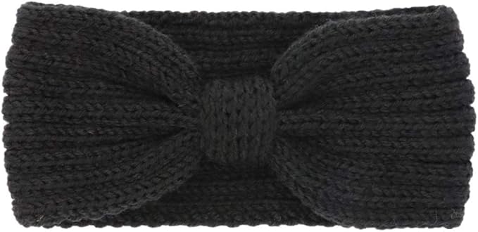 DRESHOW Winter Knit Chunky Headbands for Women Crochet Turban Knitted Ear Warmer Fashion Head Wrap 6 Pack