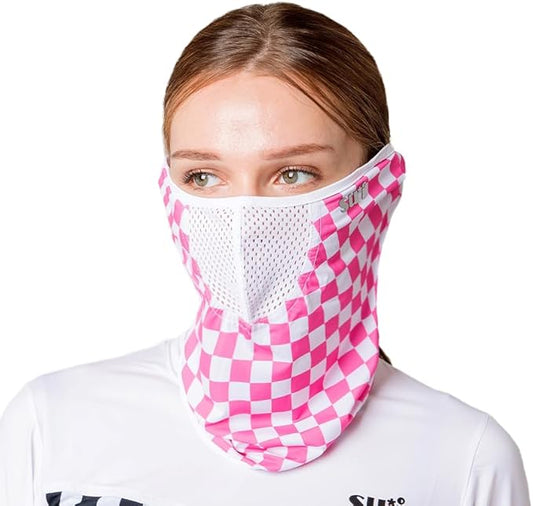 KOREA (Type A) UV Sun Protection Balaclava Half Face Mask - For Golf, Hiking, Running, Cycling & Outdoor Sports