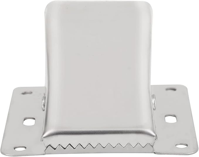 Fish Clamp, Stainless Steel with 6 Screws Fillet Tool for Cleaning Tables Bait Boards Fishing Reels Maintenance for Anglers and Outdoor Cleaning Scenarios