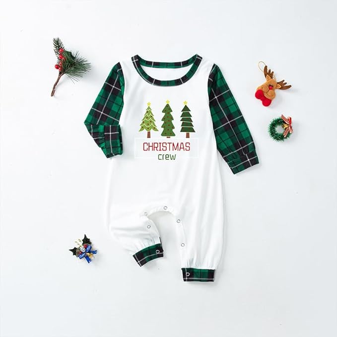 TEERAPHIQUE Christmas Pajamas for Family,Family Holiday Pajamas Matching Sets,Xmas Jammies for Couples