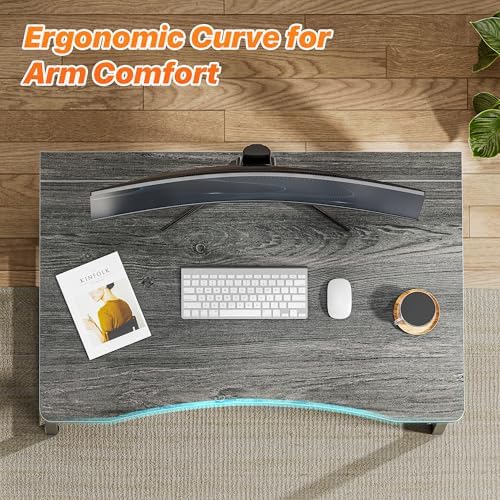 Huuger Folding Desk for Small Spaces, 31.5 Inch Foldable Computer Table