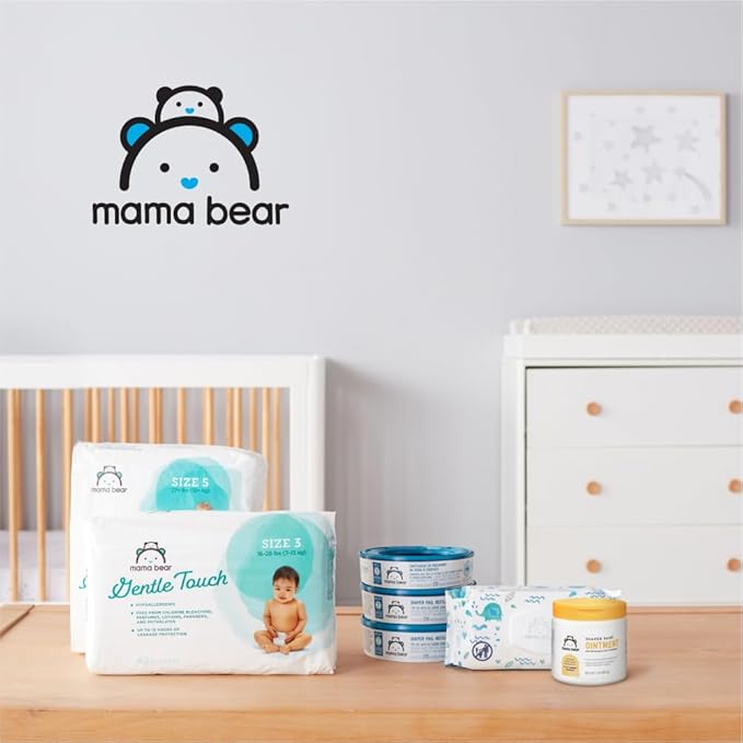 Amazon Brand - Mama Bear Diaper Rash Ointment, 16 Oz, Pack of 1
