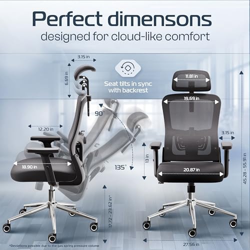 Ergonomic Office Chair Comfy [#1 in Tests]