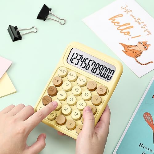 Mr. Pen- Mechanical Switch Calculator, 12 Digit Large LCD Display