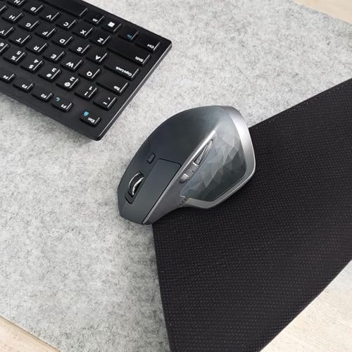 DAWNTREES Felt Desk Pad, Large Felt Mouse Pad and Keyboard Mat, 36" x 12"