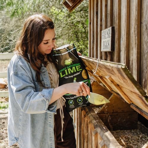 First Saturday Lime Insect Deterrent - 40lb Bag |Multi-Purpose for Outdoors