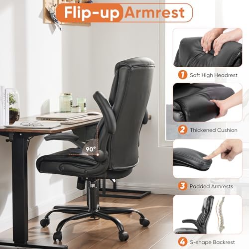 Sweetcrispy Heavy Duty Office Chair, Gaming Desk Chair 2 Pack