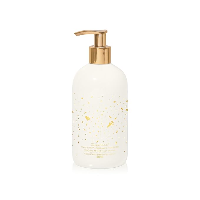Capri Blue Large Moisturizing Hand Wash Soap - Liquid Hand Soap with Pump Bottle - Gentle & Hydrating Skin Care - Notes of Tropical Fruits & Sugared Citrus (Volcano, 11.8 fl oz)
