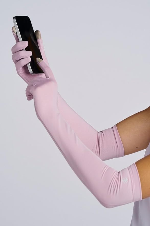 Coolibar Long Full Finger UV Sun Gloves - UPF 50+ Sun Protection - Culebra