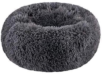 Cat Bed for Indoor Cats,Mini Plush Self Warming Kitten Bed, 20 Inch | Soft Round Fluffy Dog Bed and Cat Nest for Kittens and Small Dogs, Cozy Medium Bed for Indoor and Warm Autumn or Winter Sleep