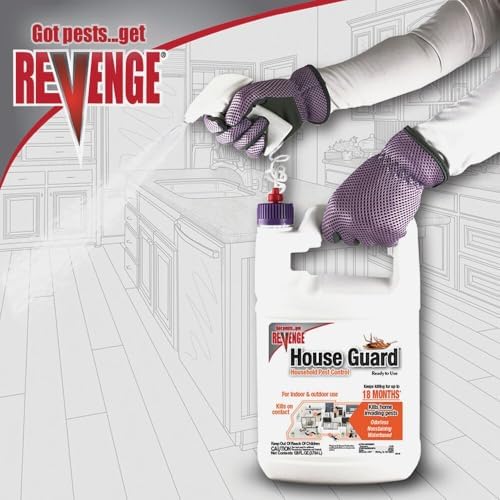 REVENGE House Guard Household Pest Control, 128 oz Ready-to-Use Spray, Long Lasting Protection for Indoors and Outdoors