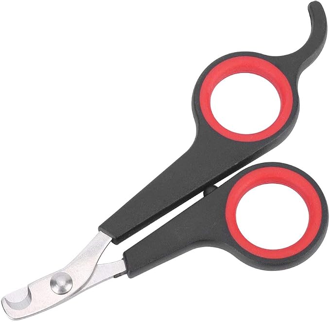 Tiiyee Cat Nail Clipper, Pet Nail Trimmers Bird Claw Scissors Stainless Steel Parrot Cage Essential Grooming Tool for Small Animals Ferrets Bunny Kitten Hamsters Rabbit Puppy Precision Sharp Cut