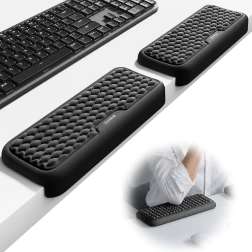 Vaydeer 2Pcs Elbow Rest Pad, L-Shaped Wrist Rest, Desk Edge Cushion