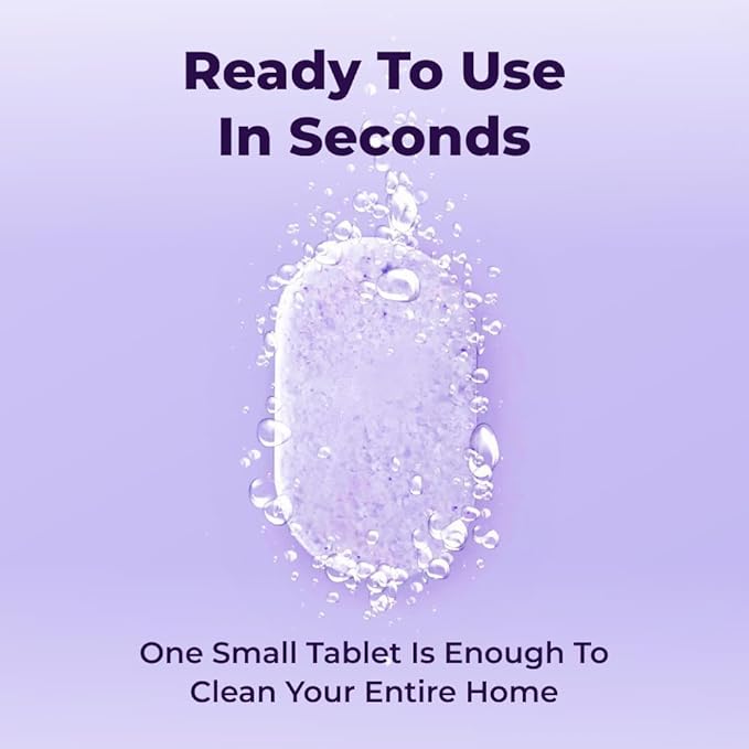Clean All Purpose Spray Cleaner for Ovens - Multipurpose Foam Cleaning System - The Solution for Every Stain, Spray Oven Cleaner with Concentrated Cleaning Tablets (1Bottle+18pcs Tablets)