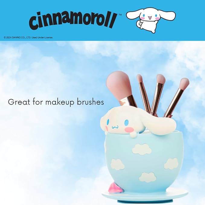 Cinnamoroll Toothbrush Holder - Makeup Brushes/Pens Tumbler, (Officially Licensed Product) By Franco