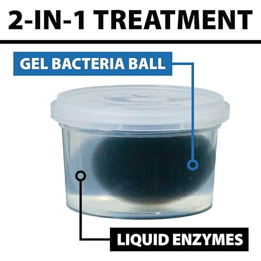 CrystalClear PondShock Ball, Natural Enzymes & Live Bacteria, Freshwater Clarifier Shock Treatment, Muck & Sludge Remover for Small Pond & Outdoor Water Garden Ponds, Koi Fish & Aquatic Plants Safe