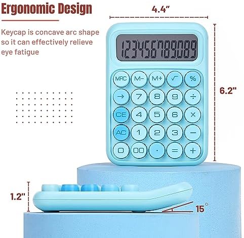 Mr. Pen- Mechanical Switch Calculator, 12 Digit Large LCD Display