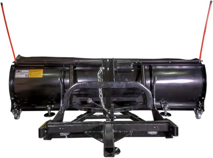 DK2 AVAL8219 Universal SUV/Truck Heavy Duty Snow Plow Kit 82 x 19 x 2 Inch Receiver Mount, Black