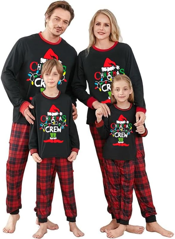 2024 Family Matching Pajamas Sets - Christmas Pjs Sleepwear Outfits for Holiday & Xmas Party
