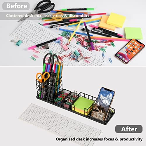Topwey 7 in 1 Desk Organizer and Accessories