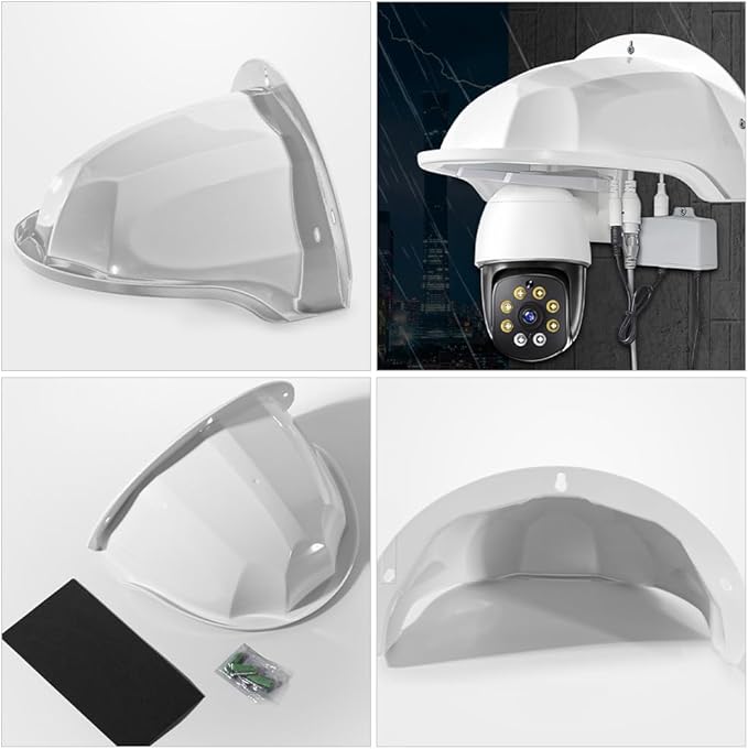 4pcs Universal Sun Rain Shade Cover,Sun Rain Shade Cover Shield,Security Sun Rain Shade,Outdoor Security Cover for Outdoor