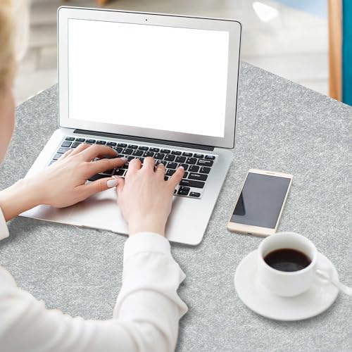 DAWNTREES Large Felt Desk Mat, 47.2"x 23.6", Desk Pad for Office and Home